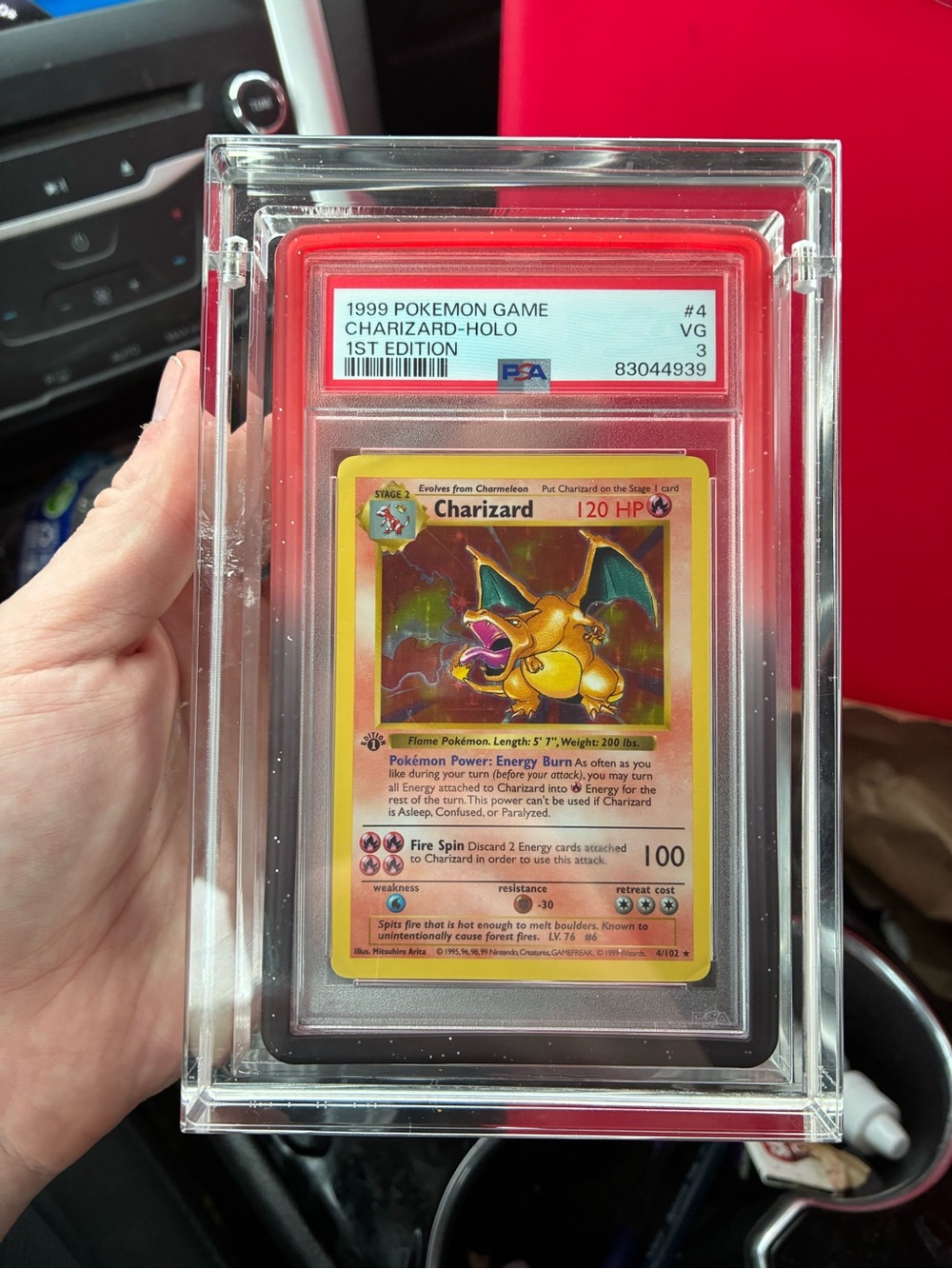 PSA acrylic slab protector with free graded guard included